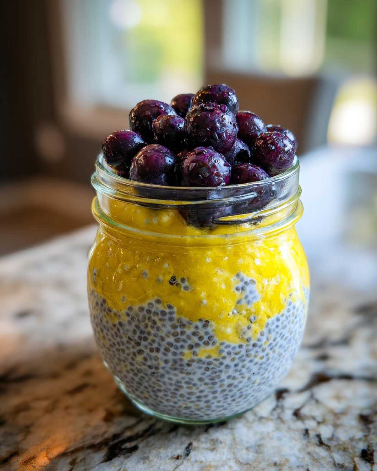 Lemon Blueberry Chia Pudding - detail 4