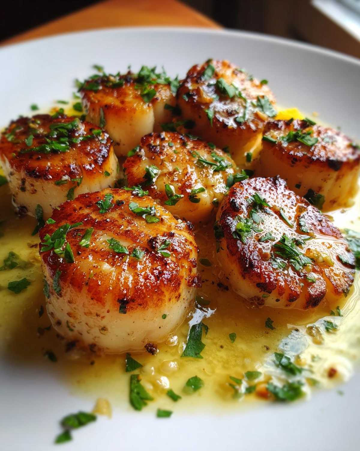 Lemon Butter Scallops - detail 2