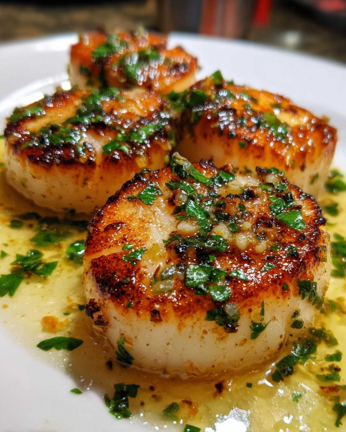 Lemon Butter Scallops - detail 3