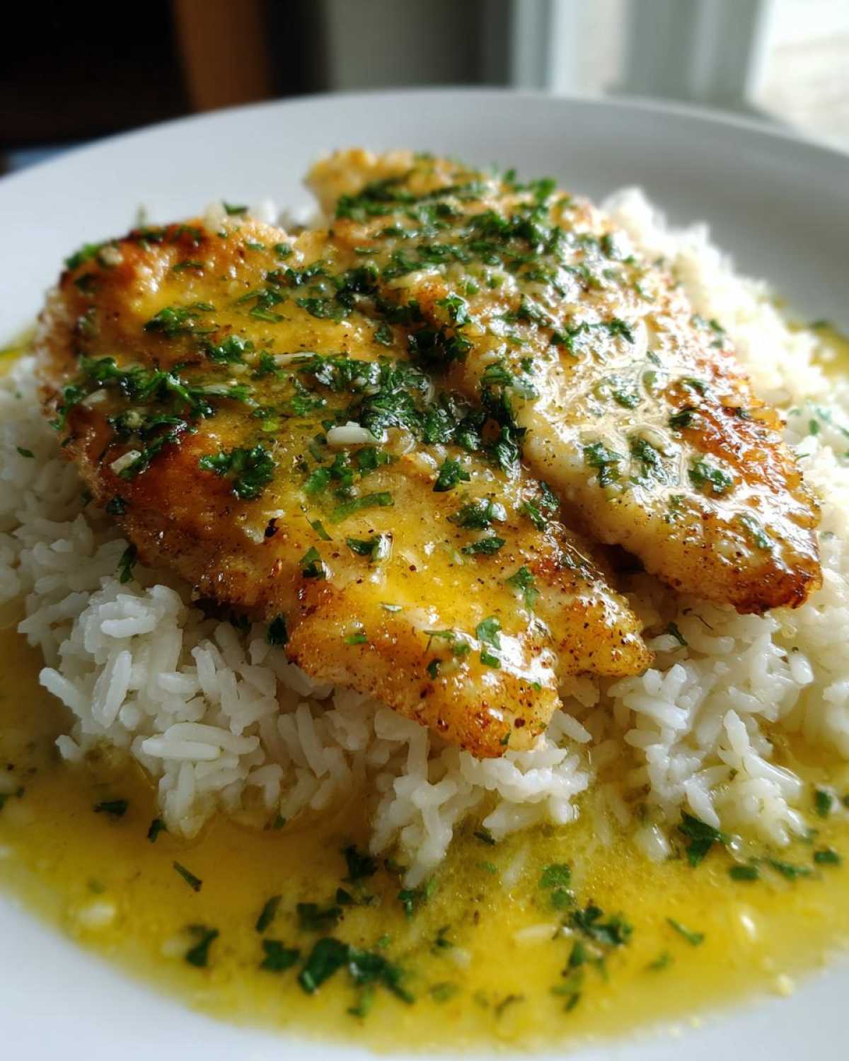 Lemon Butter Tilapia with Rice - detail 4