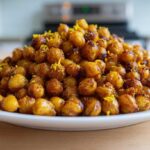 Lemon Garlic Roasted Chickpeas