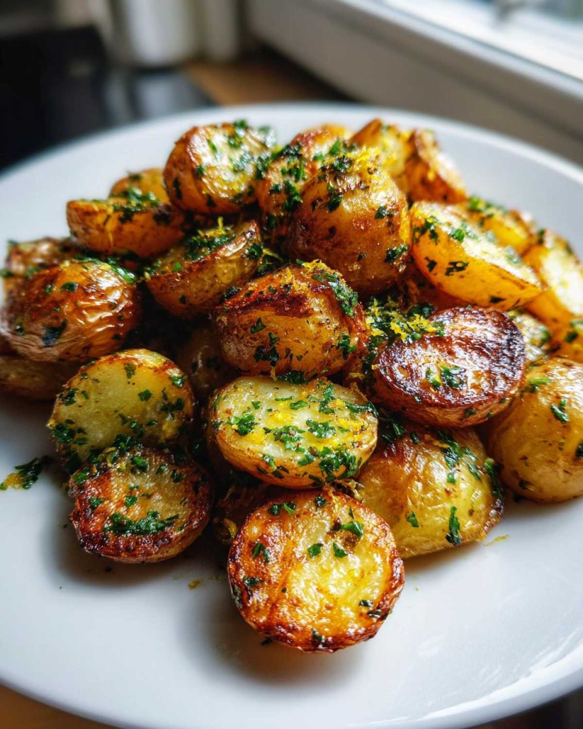 Lemon Garlic Roasted Potatoes - detail 1