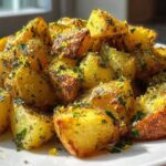 Lemon Garlic Roasted Potatoes