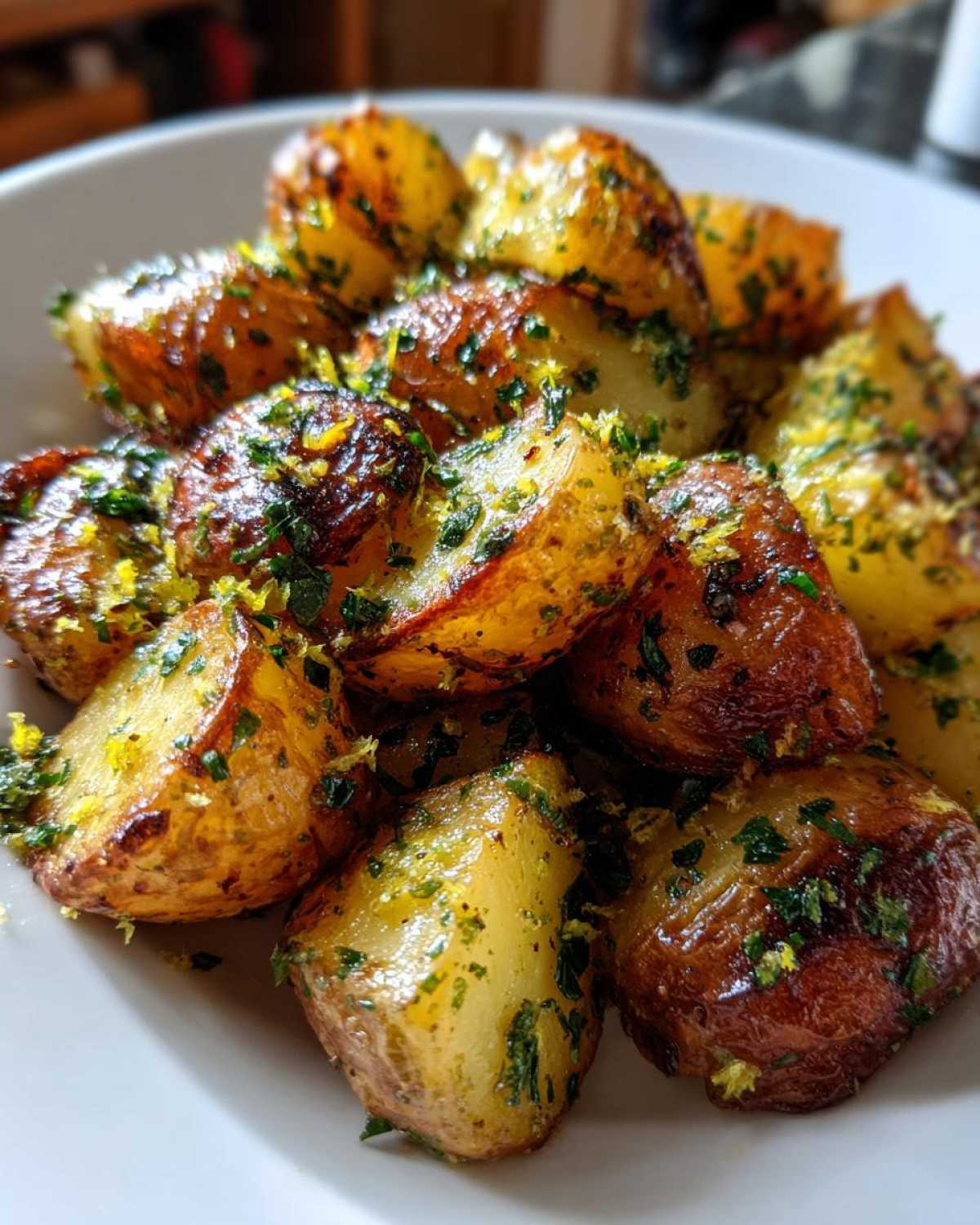 Lemon Garlic Roasted Potatoes - detail 2
