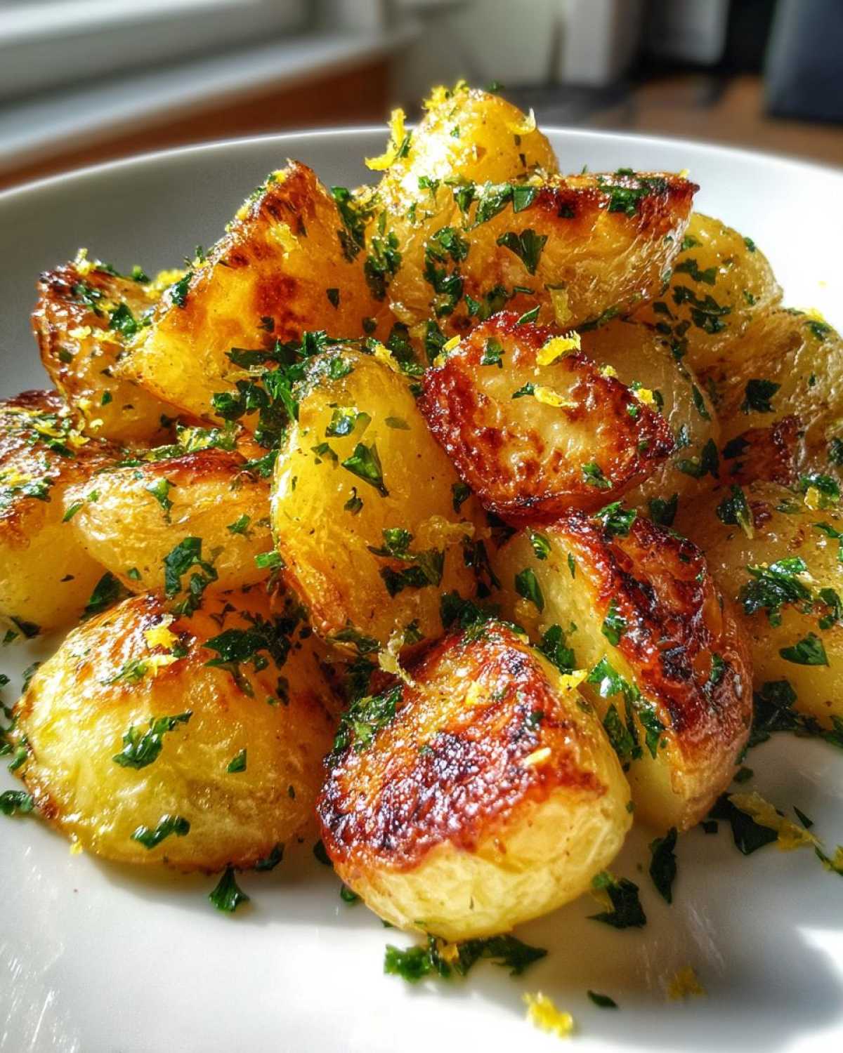 Lemon Garlic Roasted Potatoes - detail 3