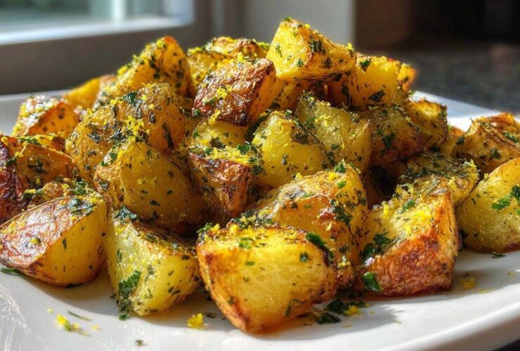 Lemon Garlic Roasted Potatoes
