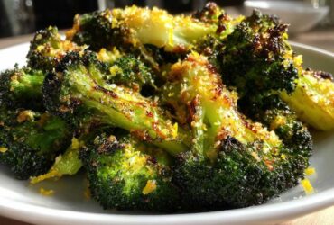 Lemon Parmesan Roasted Broccoli