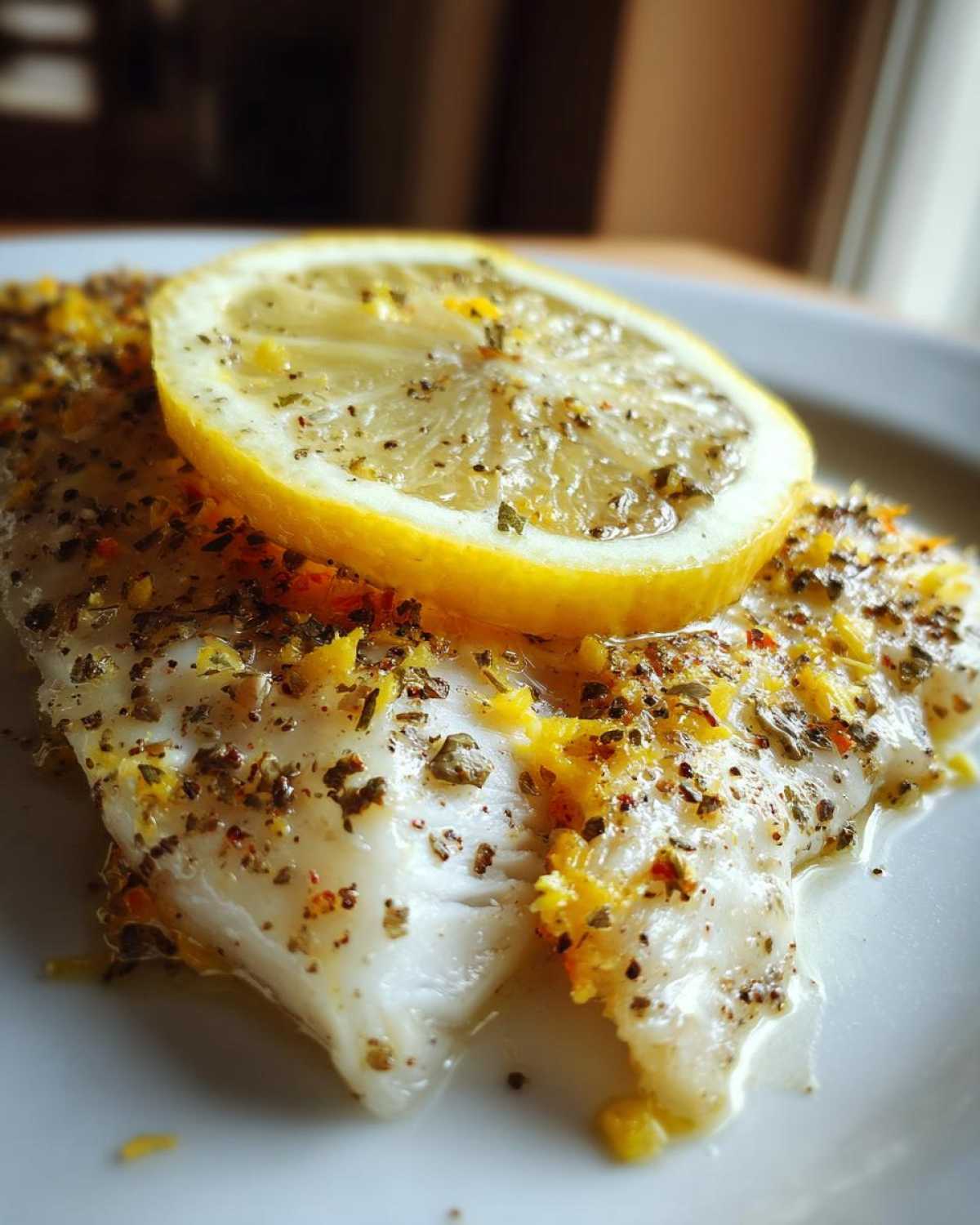 Lemon Pepper Baked Tilapia - detail 1