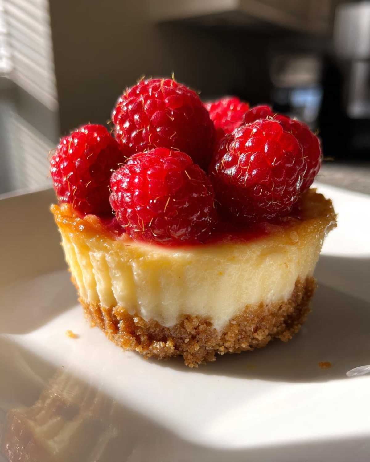 Lemon Raspberry Cheesecake Cups - detail 2