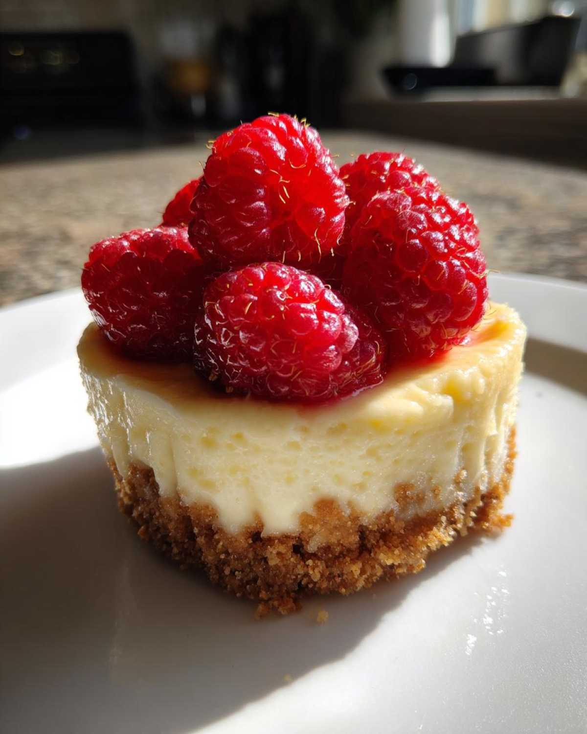 Lemon Raspberry Cheesecake Cups - detail 4