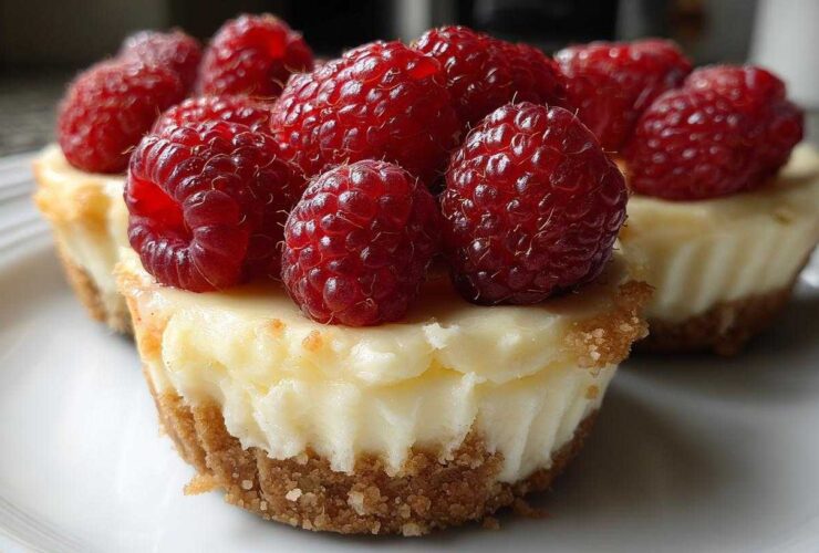 Lemon Raspberry Cheesecake Cups