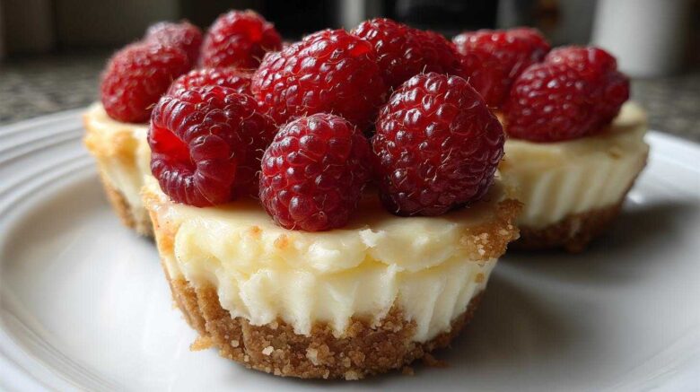 Lemon Raspberry Cheesecake Cups