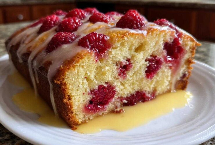 Lemon Raspberry Loaf Cake