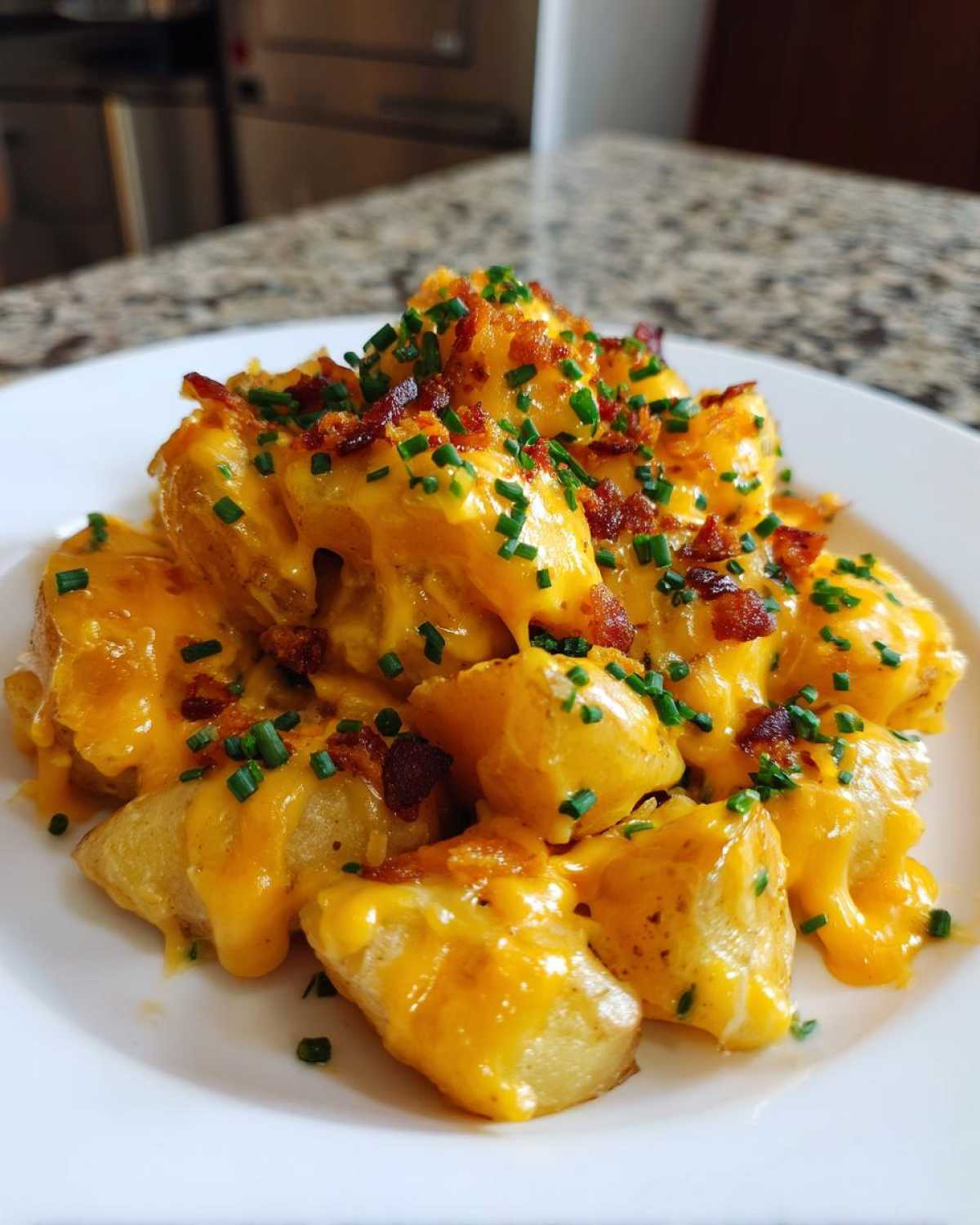 Loaded Cheesy Garlic Potatoes - detail 1
