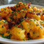 Loaded Cheesy Garlic Potatoes