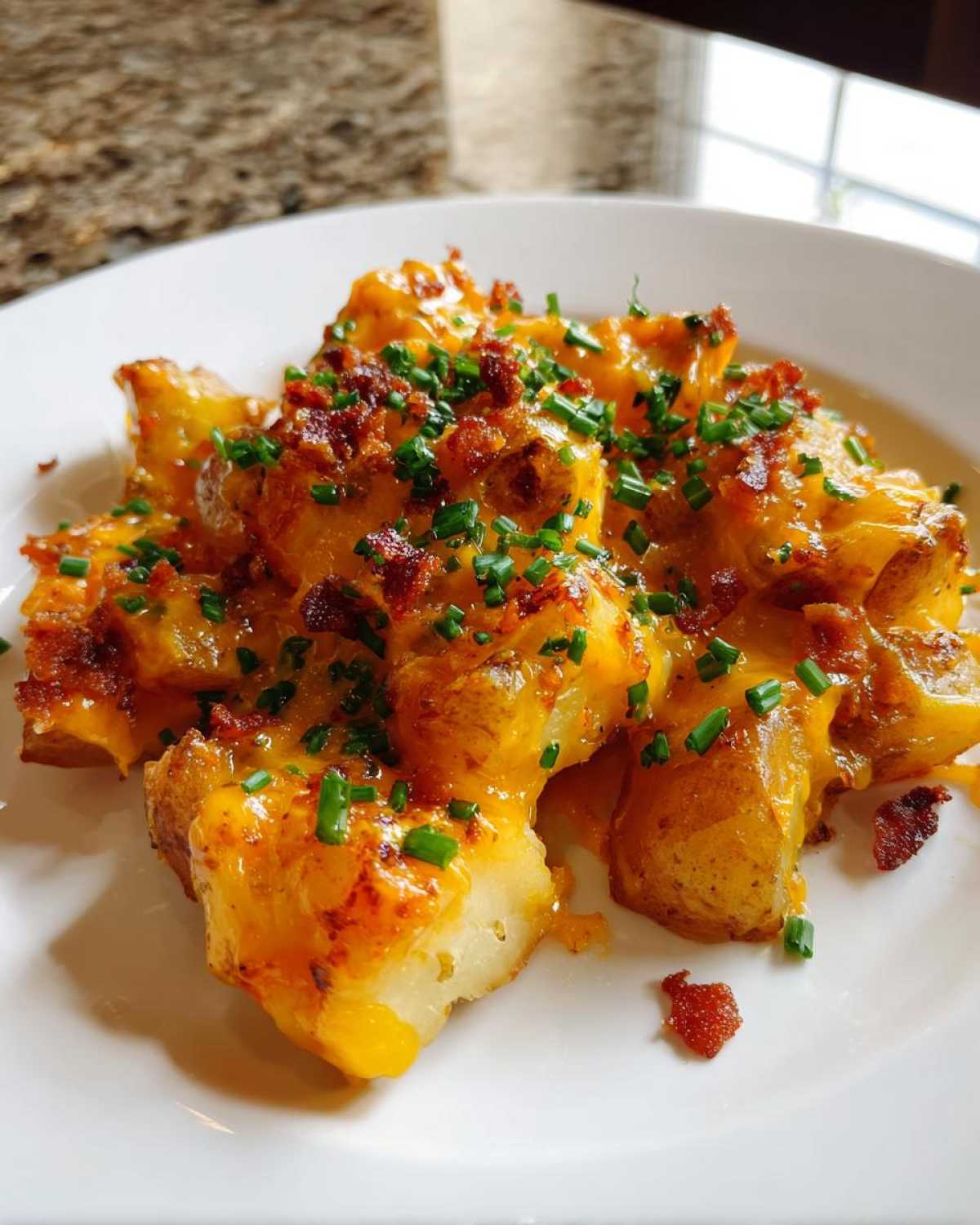 Loaded Cheesy Garlic Potatoes - detail 2