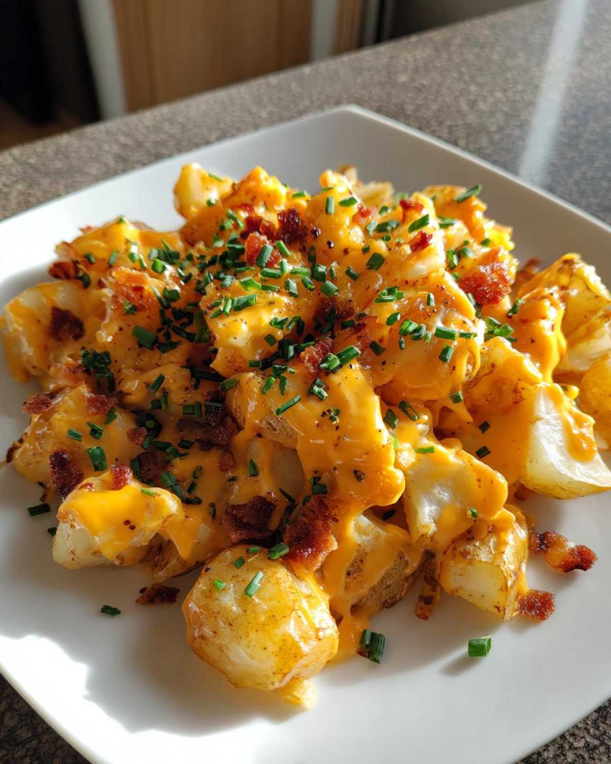 Loaded Cheesy Garlic Potatoes - detail 4