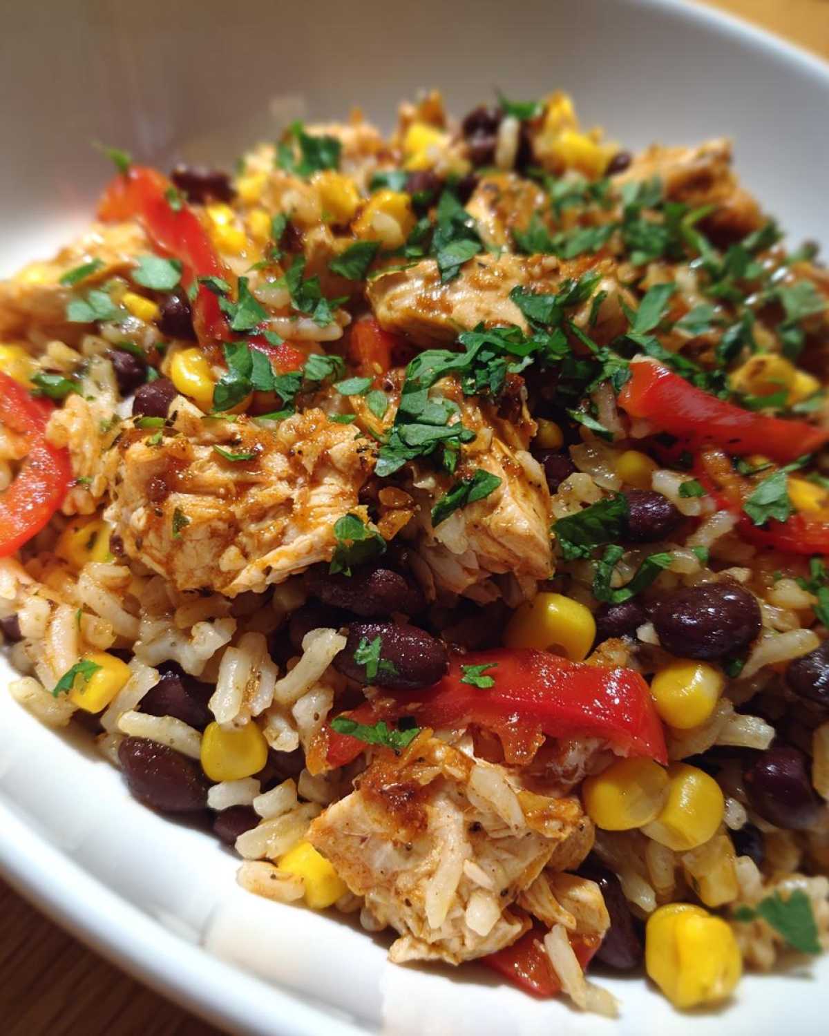 Loaded Chicken Burrito Bowls - detail 3