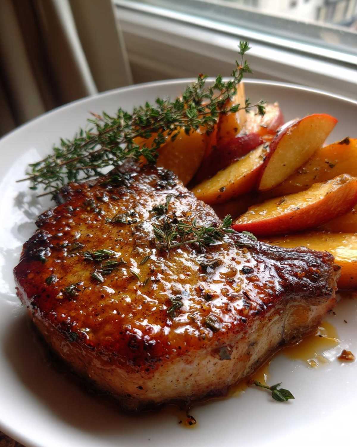 Maple Apple Pork Chops - detail 2