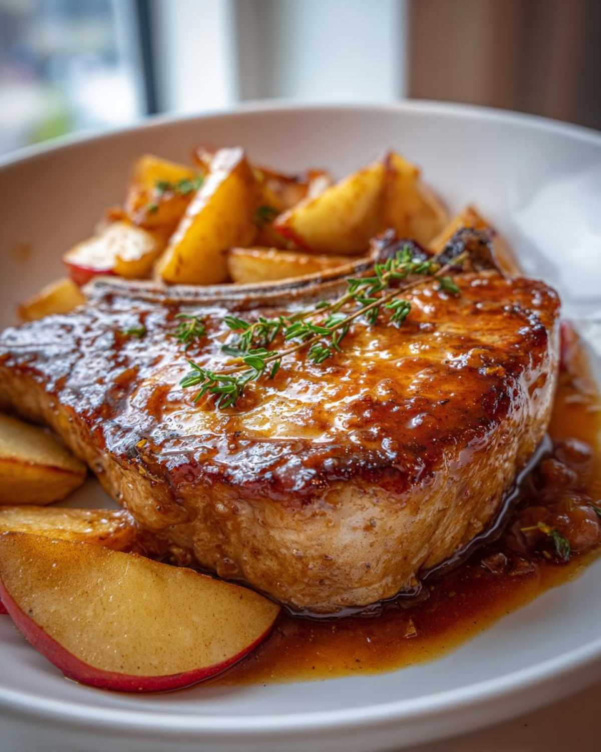 Maple Apple Pork Chops - detail 3