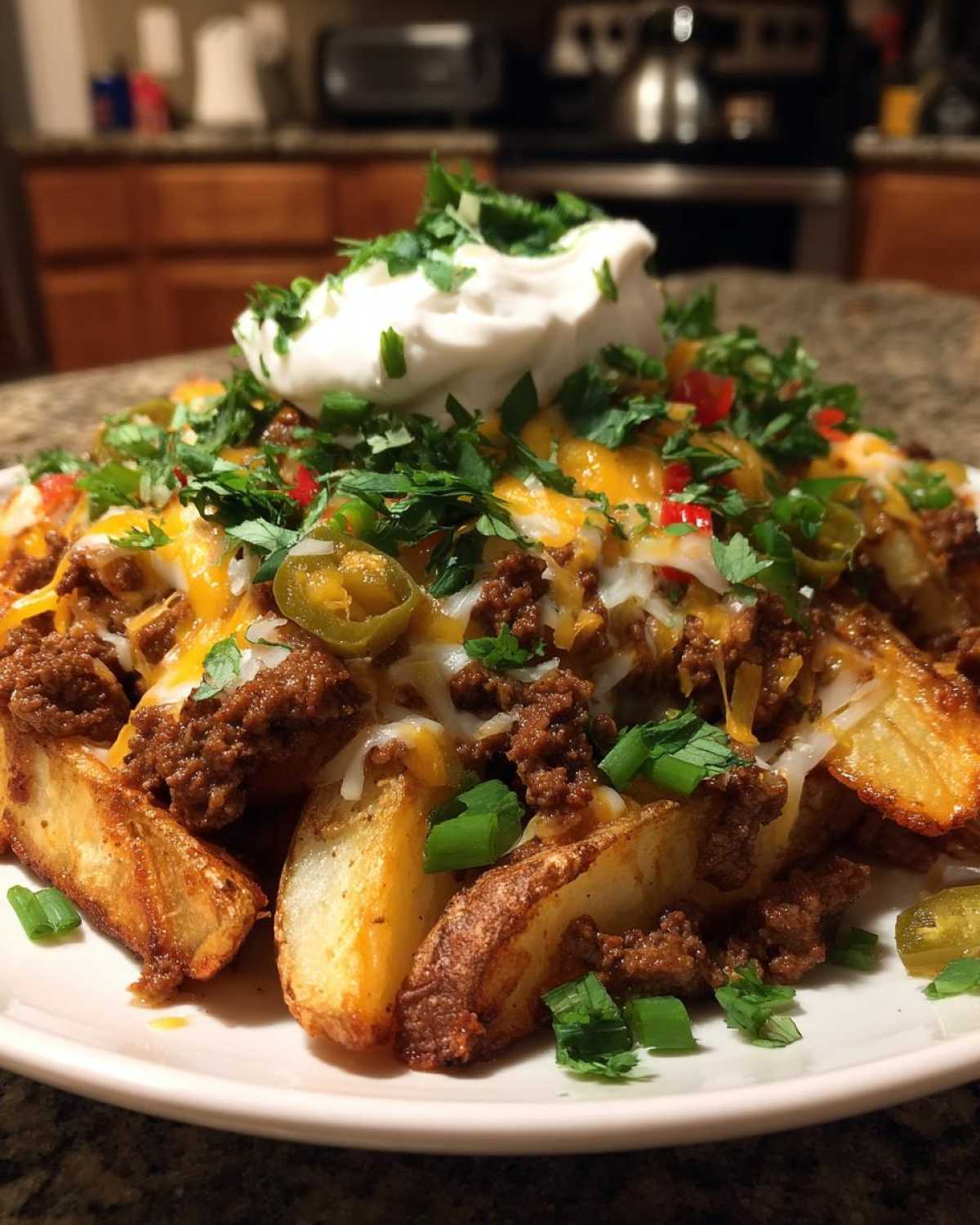 Nacho-Style Loaded Potato Wedges - detail 2