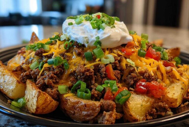 Nacho-Style Loaded Potato Wedges