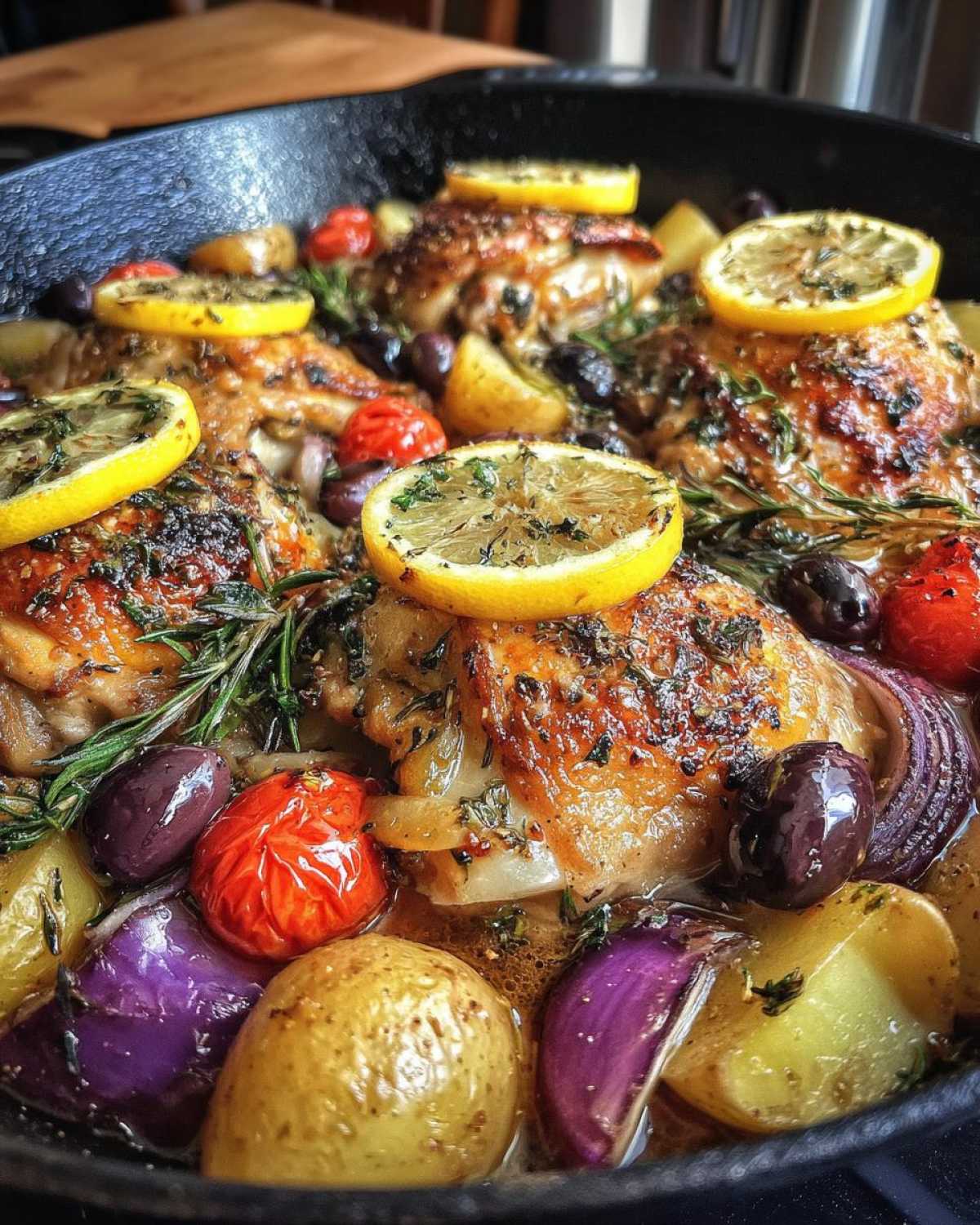 One-Pan Greek Lemon Chicken - detail 2