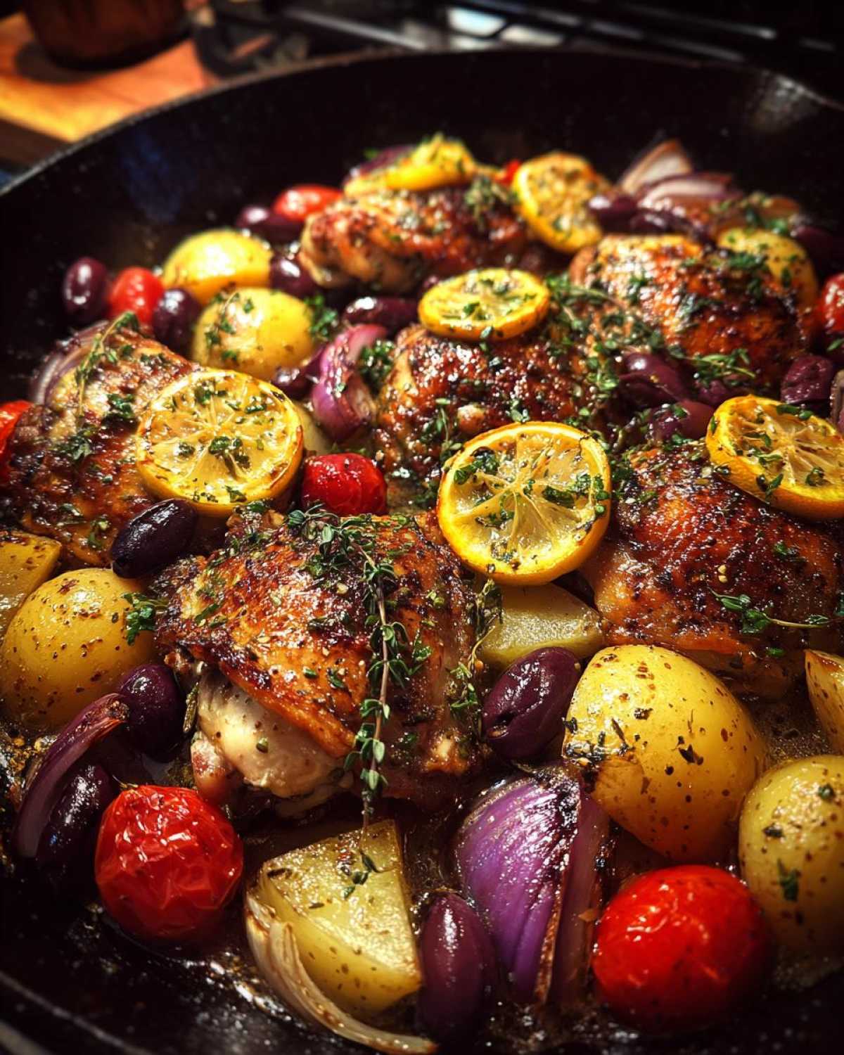 One-Pan Greek Lemon Chicken - detail 3