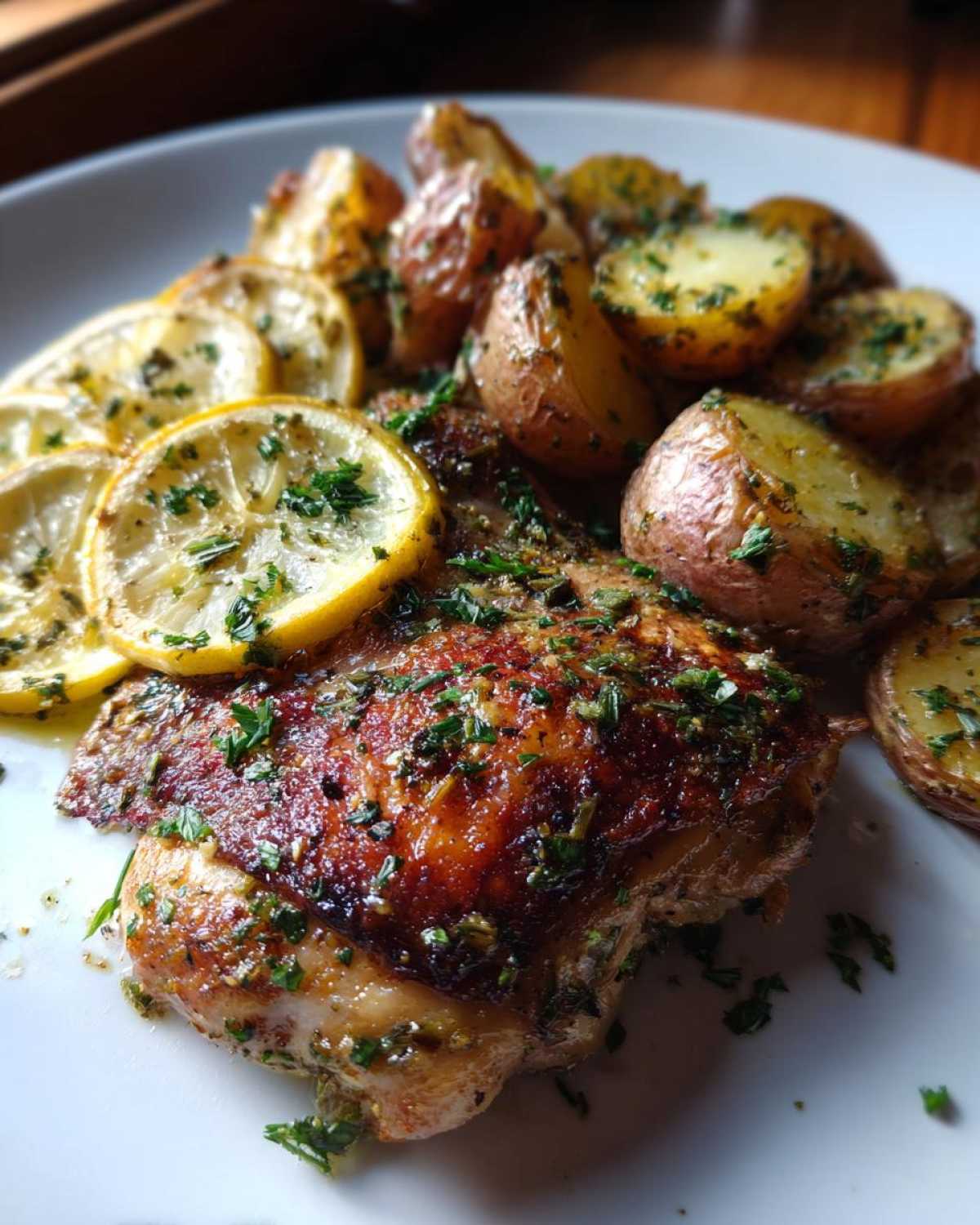 One-Pan Lemon Herb Chicken and Potatoes - detail 4