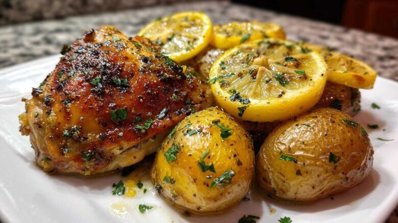 One-Pan Lemon Herb Chicken and Potatoes