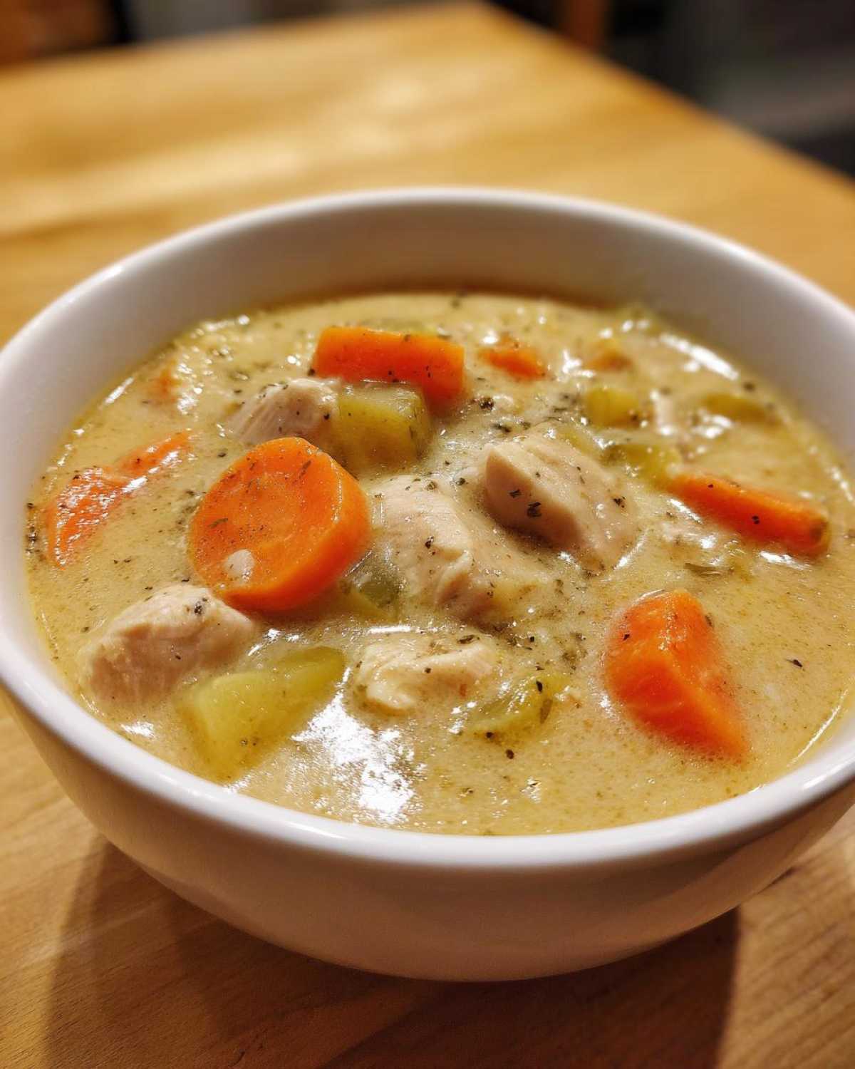 One-Pot Chicken Pot Pie Soup - detail 3