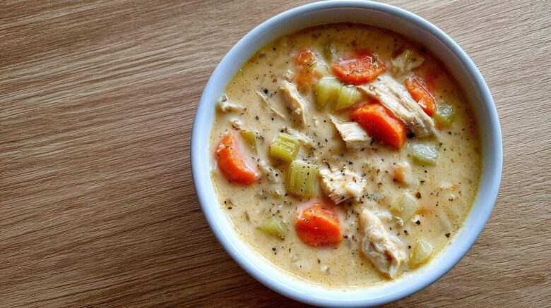 One-Pot Chicken Pot Pie Soup