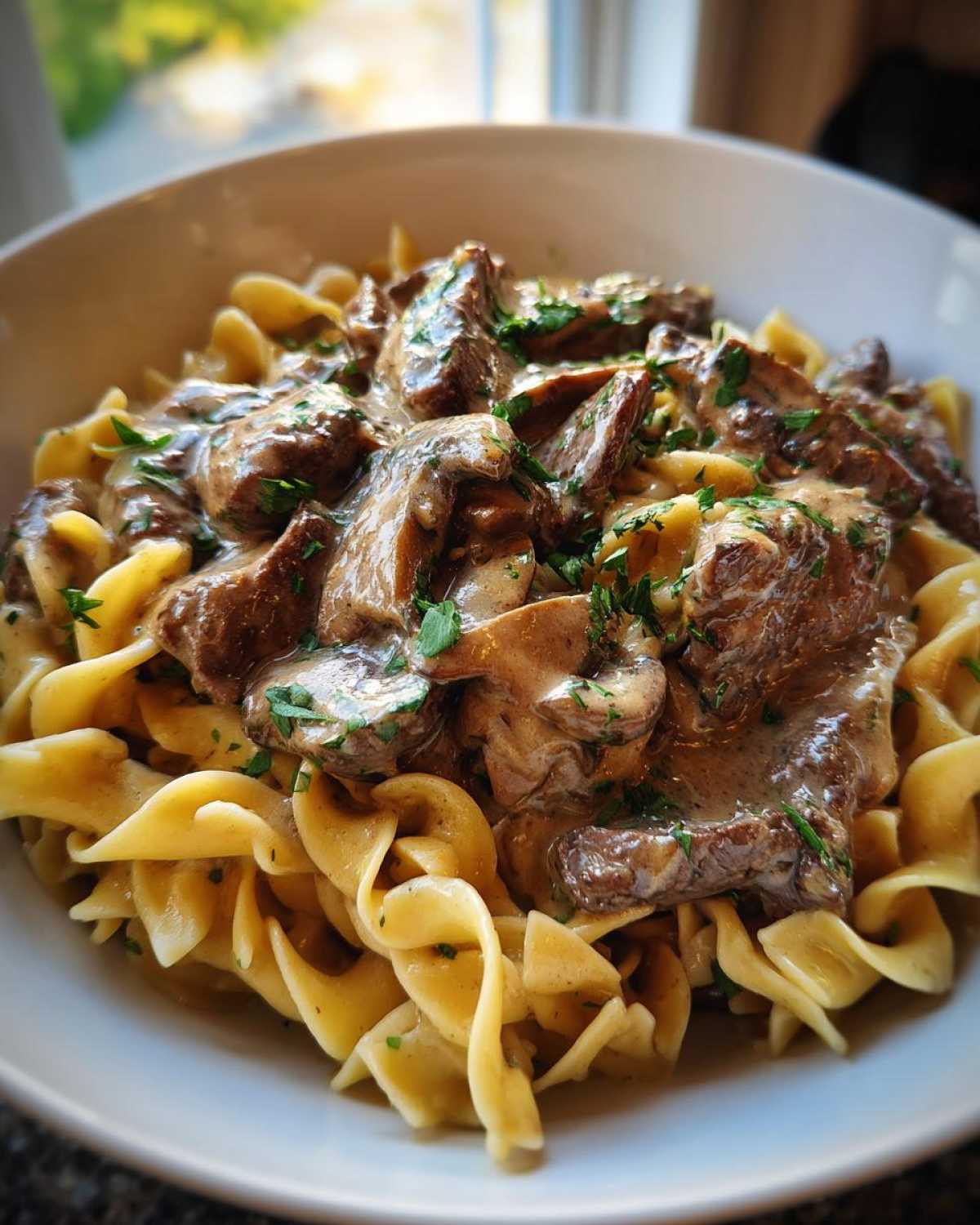 One-Skillet Beef Stroganoff - detail 2