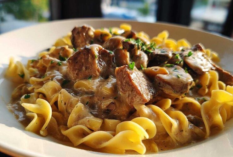 One-Skillet Beef Stroganoff