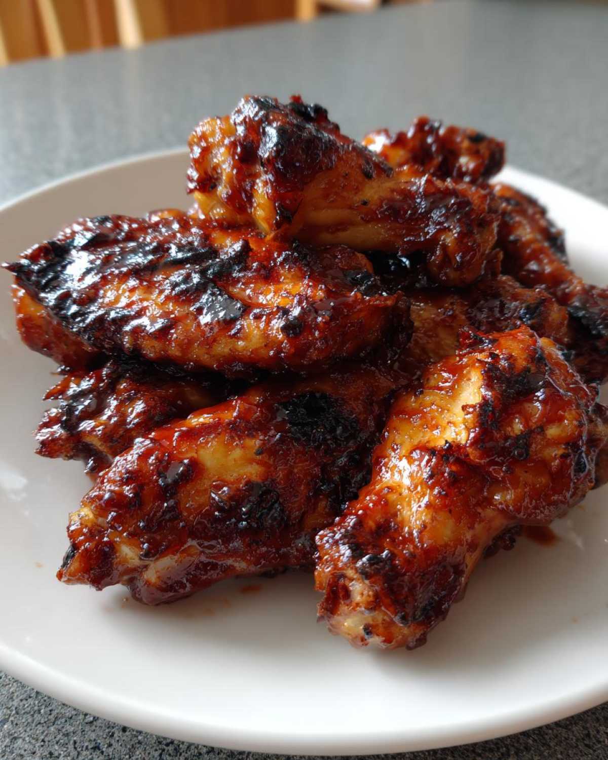 Oven-Baked Honey BBQ Wings - detail 2
