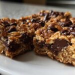 Peanut Butter Chocolate Chip Banana Oat Bars