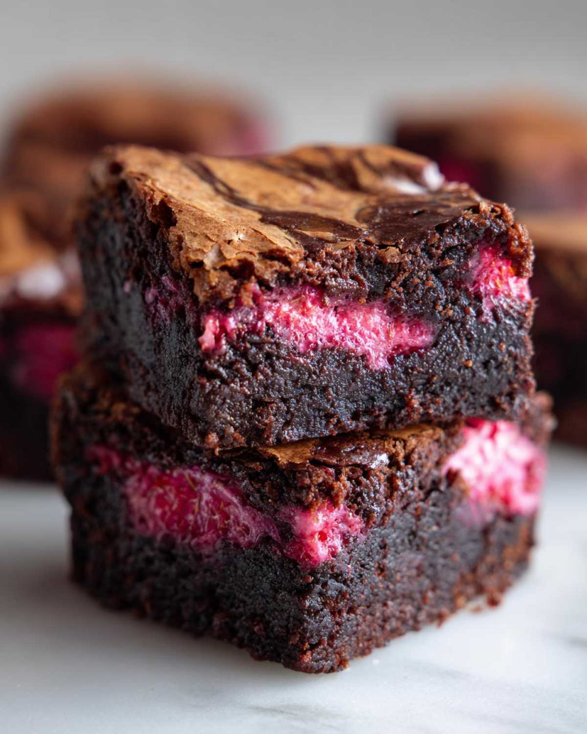 Raspberry Swirl Brownies - detail 1