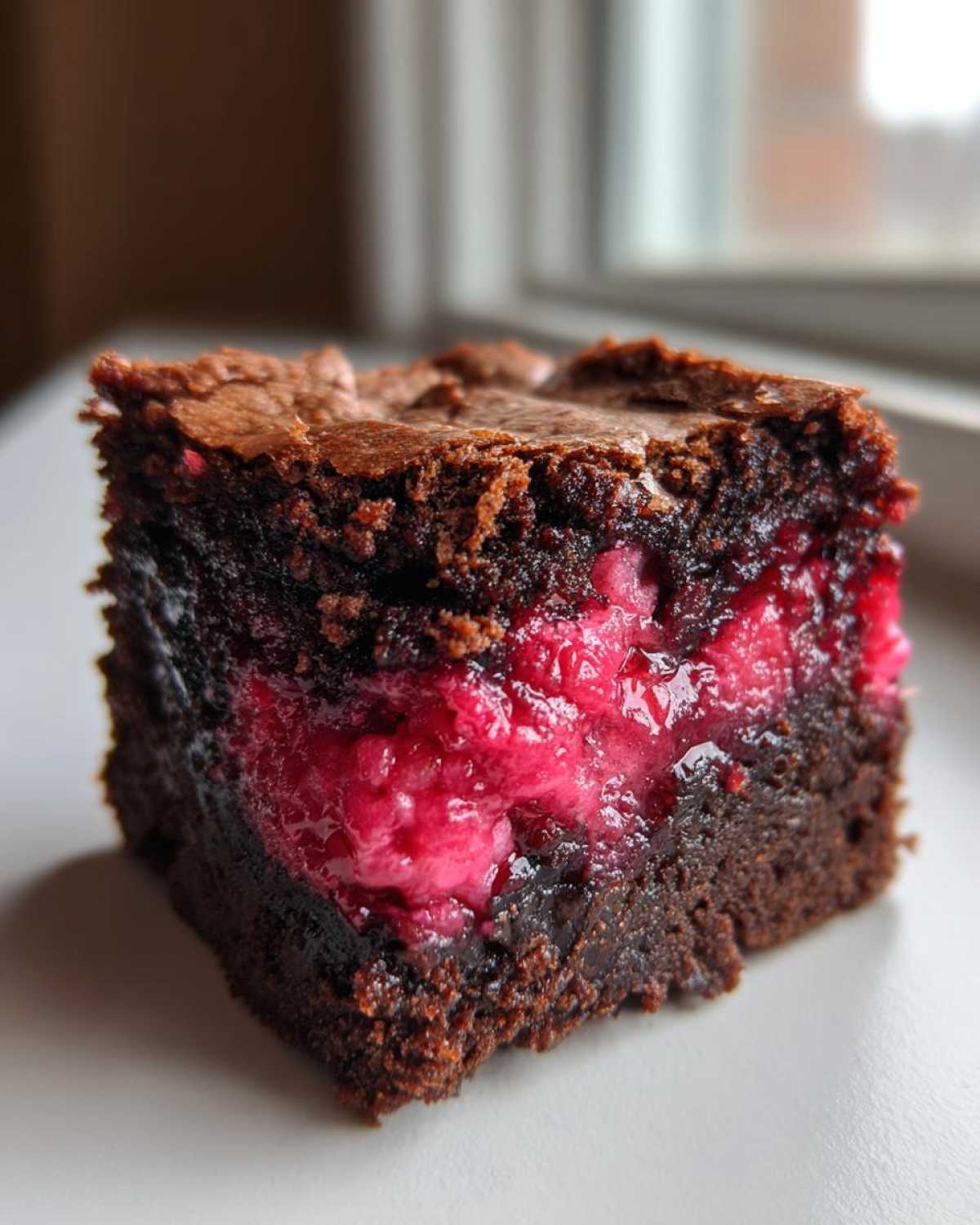 Raspberry Swirl Brownies - detail 4