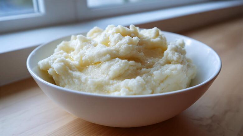 Roasted Garlic Mashed Cauliflower