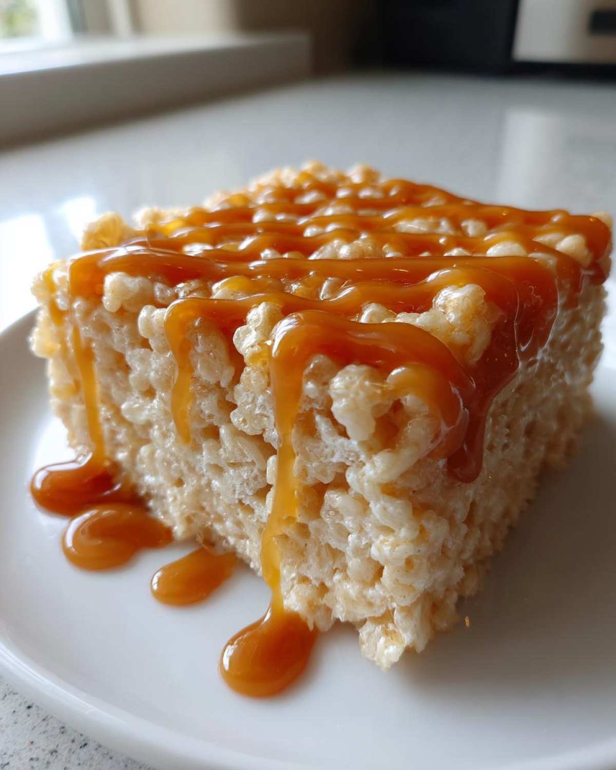 Salted Caramel Rice Krispie Treats - detail 1