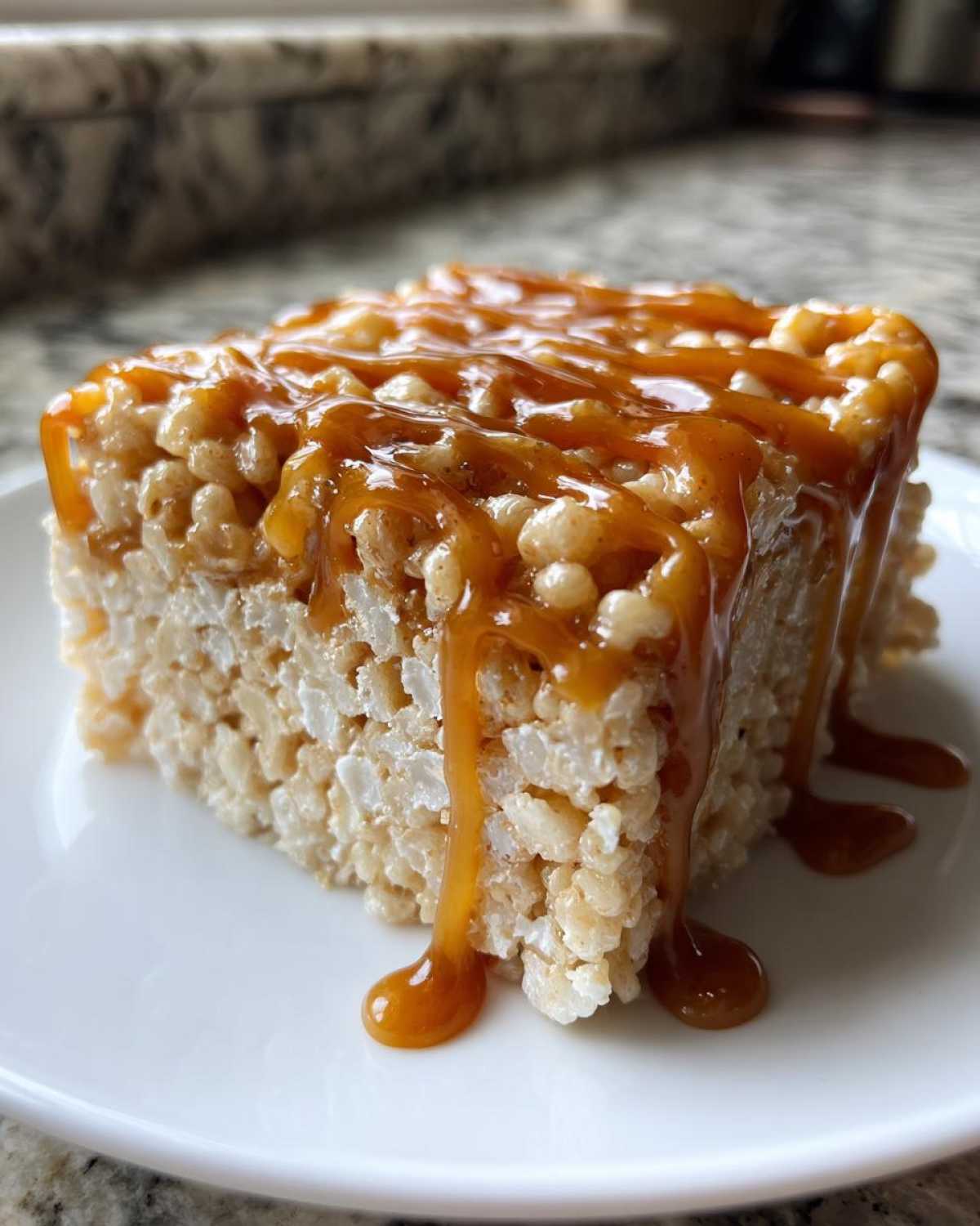 Salted Caramel Rice Krispie Treats - detail 2