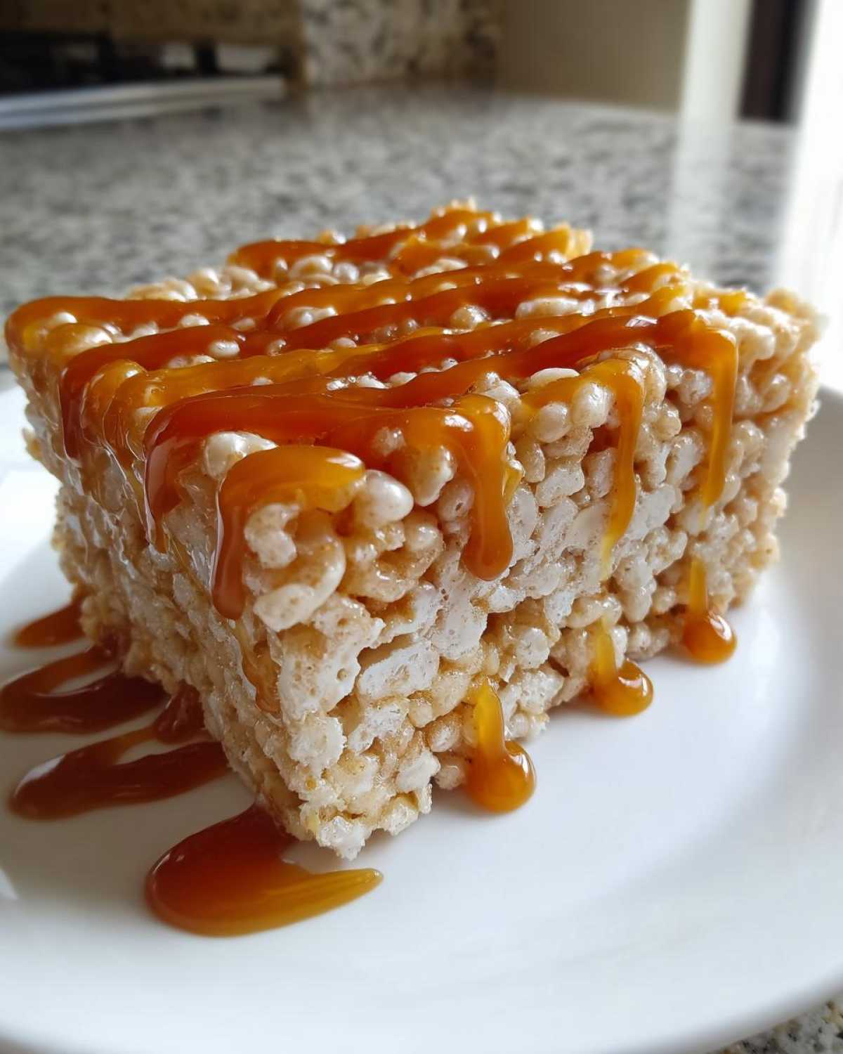 Salted Caramel Rice Krispie Treats - detail 3