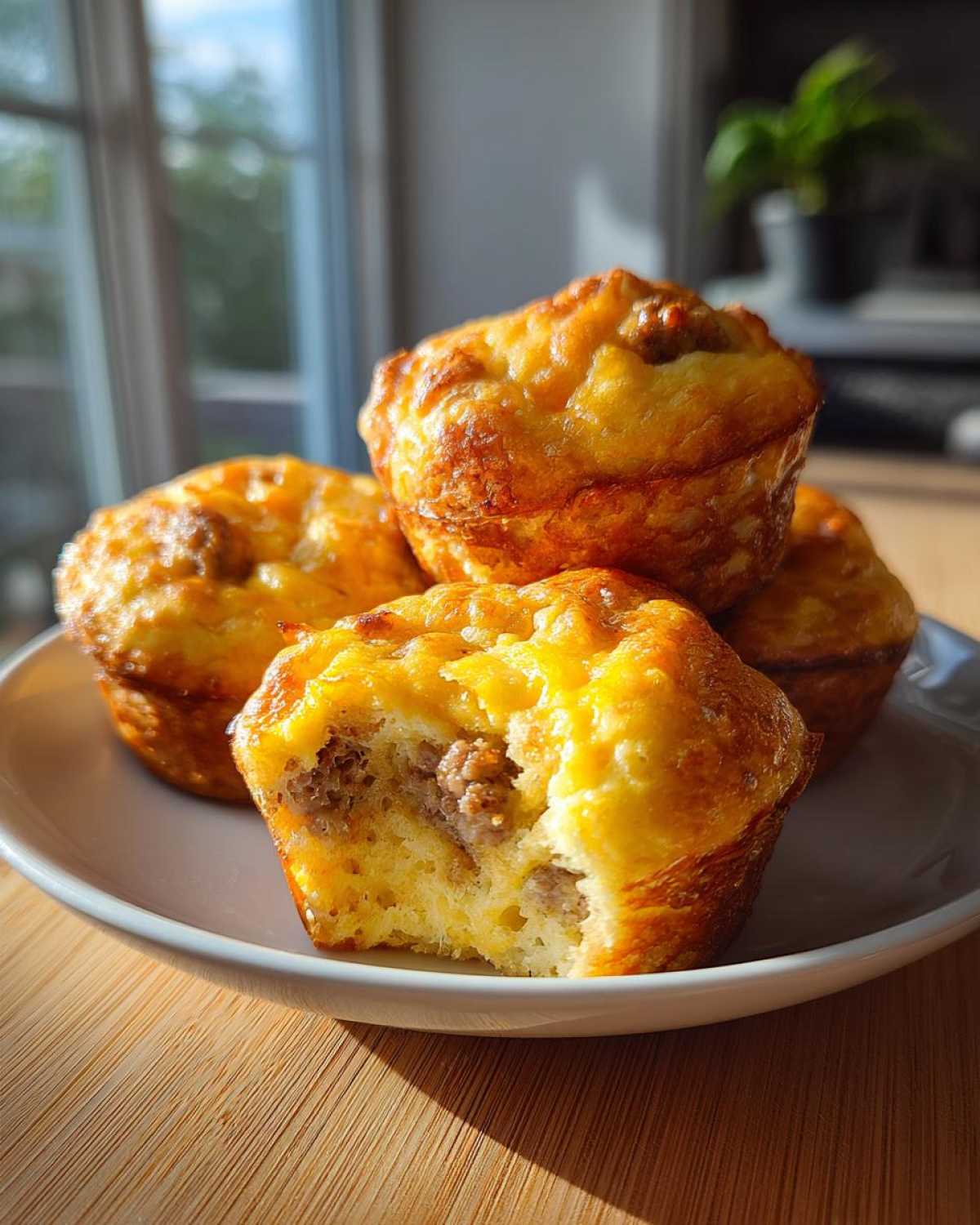 Sausage Egg Breakfast Muffins - detail 2