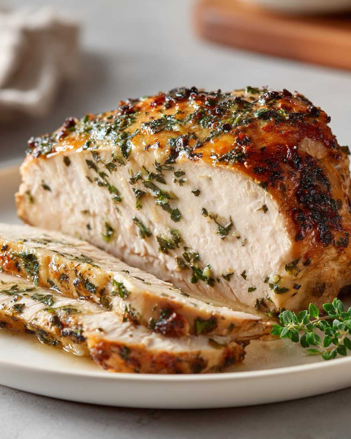 Savory Herb Butter Turkey — Not Just for Thanksgiving - detail 2