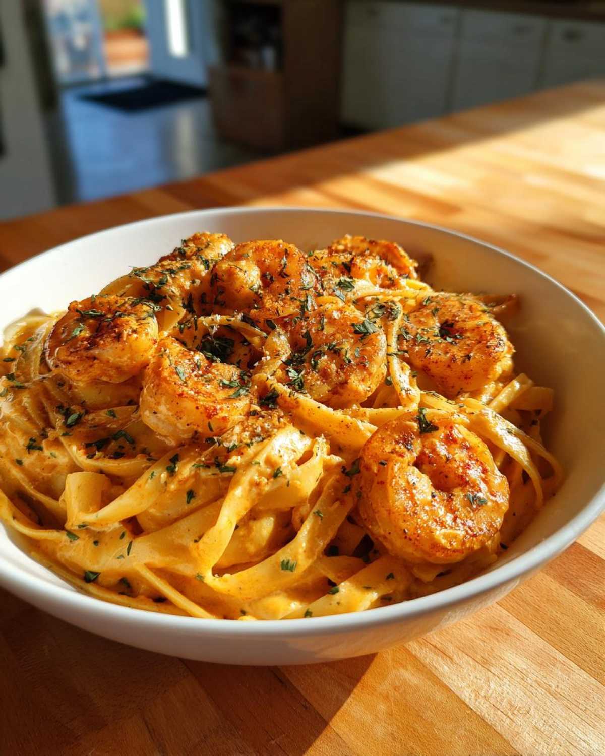 Spicy Cajun Shrimp Alfredo - detail 4