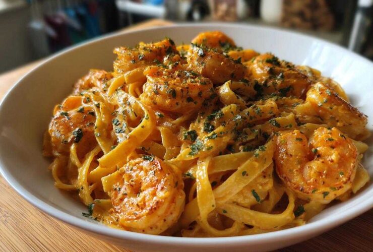 Spicy Cajun Shrimp Alfredo