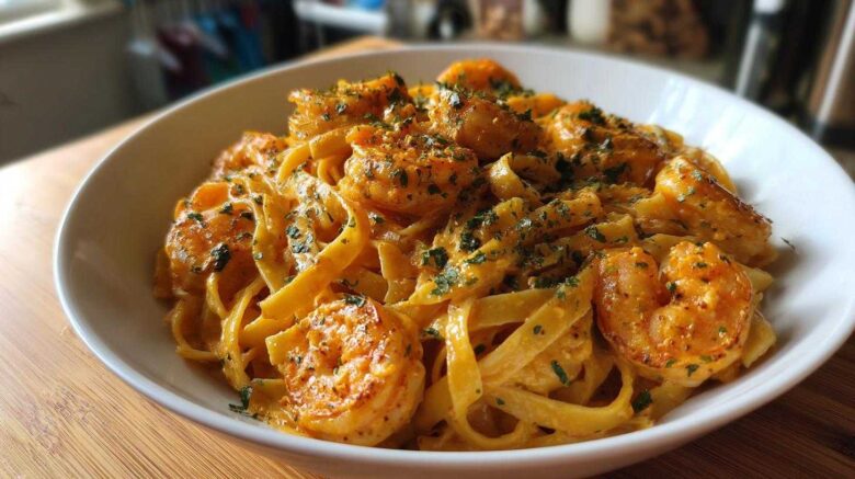 Spicy Cajun Shrimp Alfredo