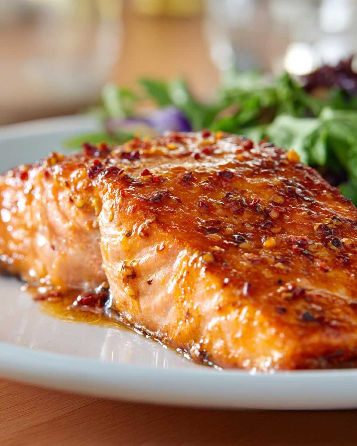 Spicy Honey Lime Salmon - detail 1