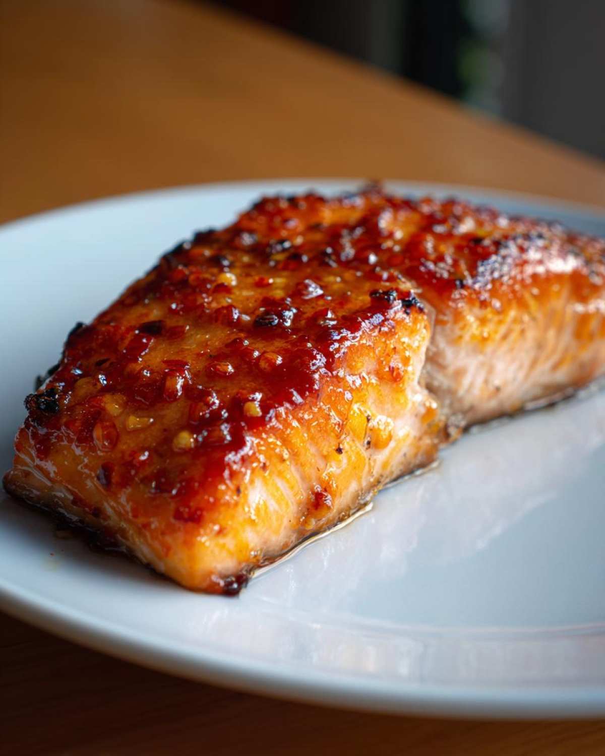 Spicy Honey Lime Salmon - detail 2