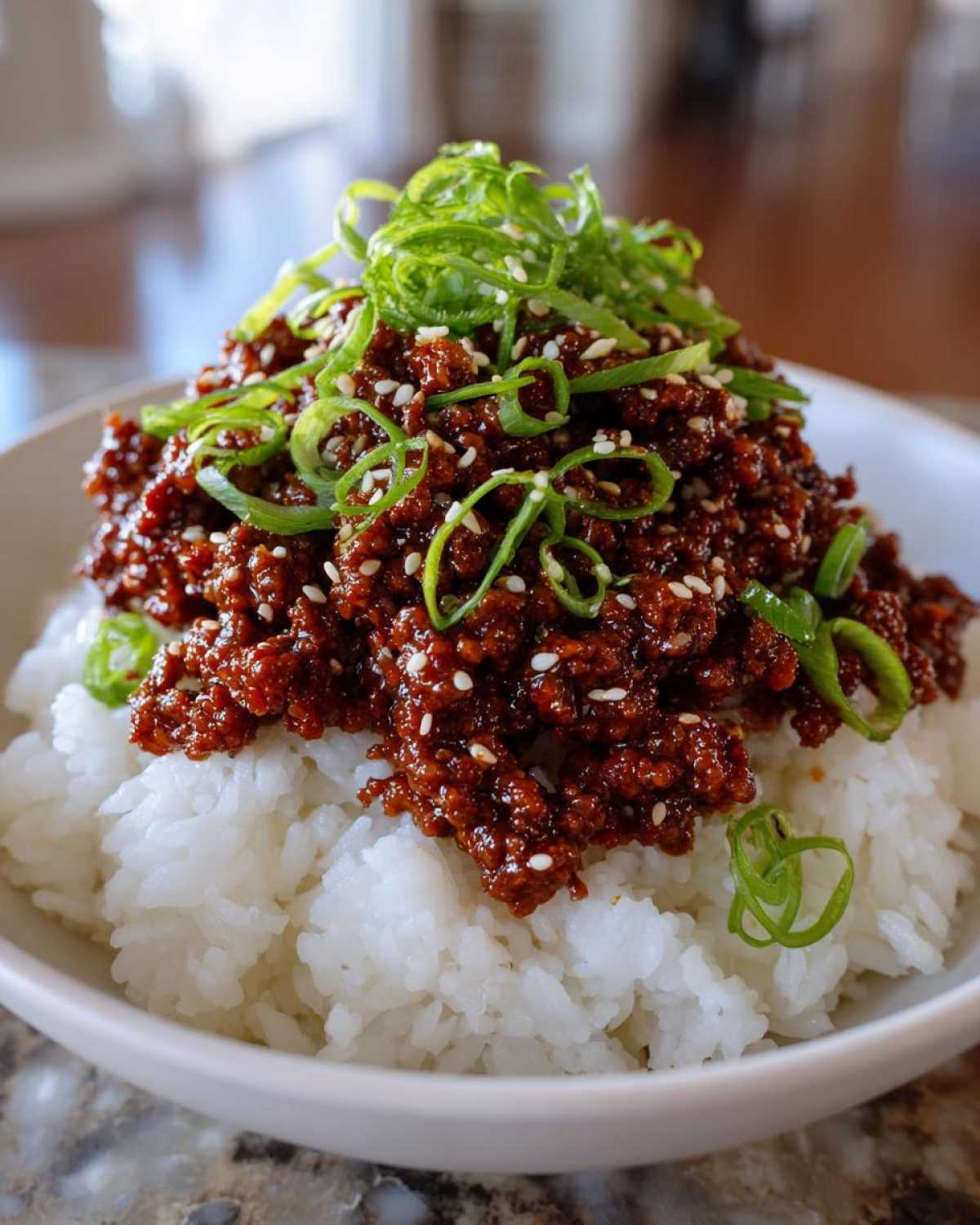 Spicy Korean Beef Bowls - detail 1